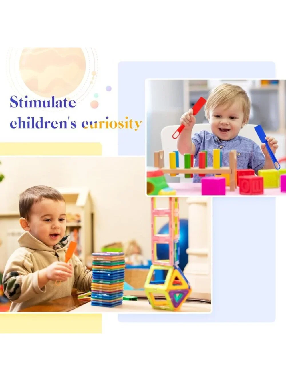 30 Pack Magnetic Wands for Kids - Classroom Teaching Tools, Learning Toys